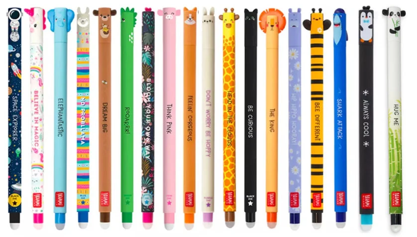 coleccion de boligrafos legami borrables