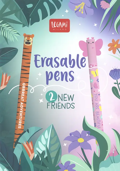 nuevos boligrafos legami borrables para la coleccion